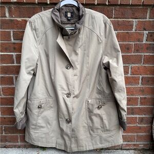 Vintage Gallery Khaki Tan Barn Coat Jacket Size XL Women’s